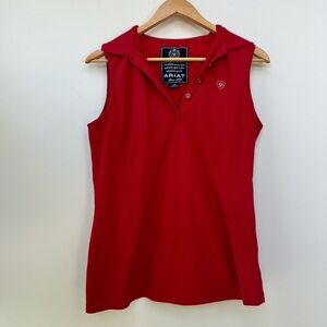 Ariat Ladies Prix 2.0 Sleeveless Polo Shirt women’s large